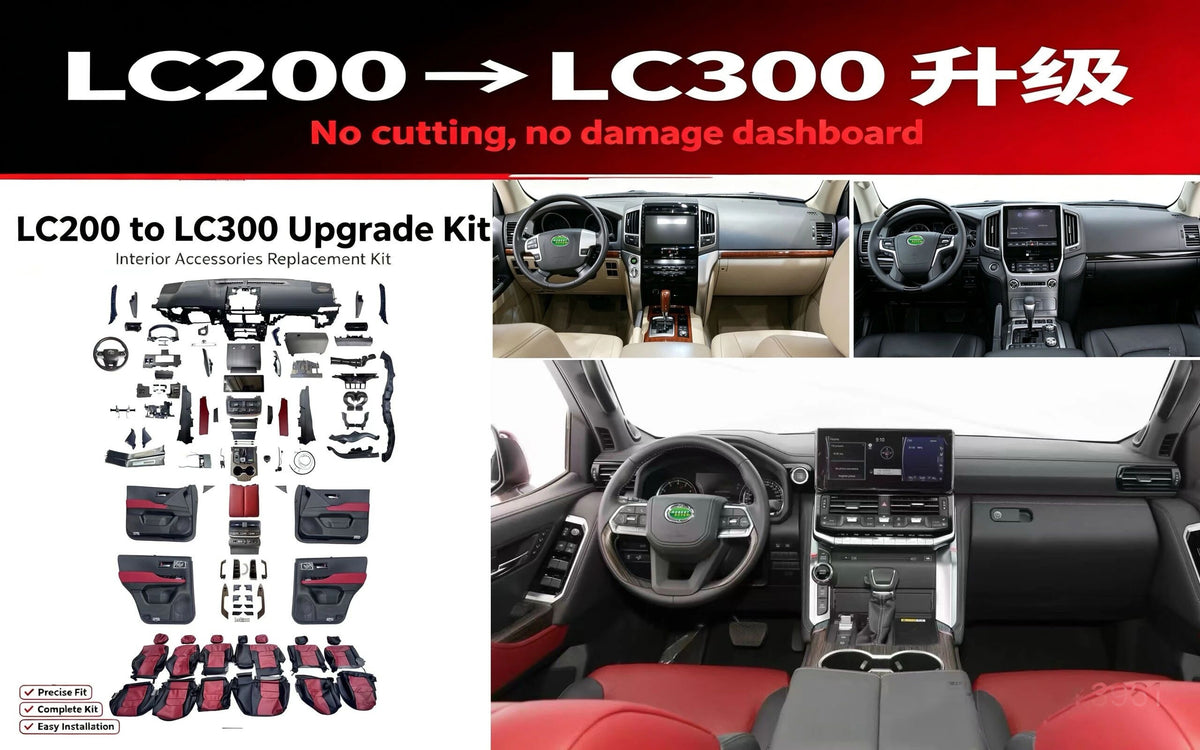 2008-2020 LC300 Interior Kit 1:1 Maroon
