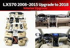 2008-2015 Upgrade 2021 LX570 Interior Kit Beige