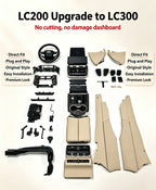 2008-2020 LC200 change LC300 interior Simple type Beige