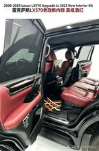 2008-2015 Upgrade 2021 LX570 Interior Kit maroon