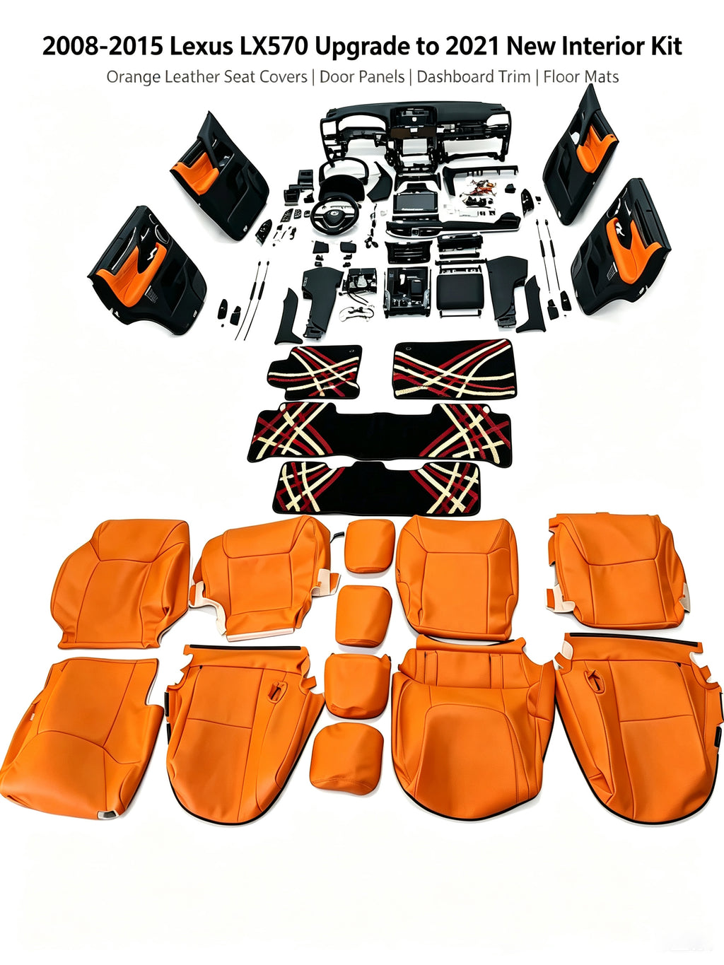 2008-2015 Upgrade 2021 LX570 Interior Kit Hermas