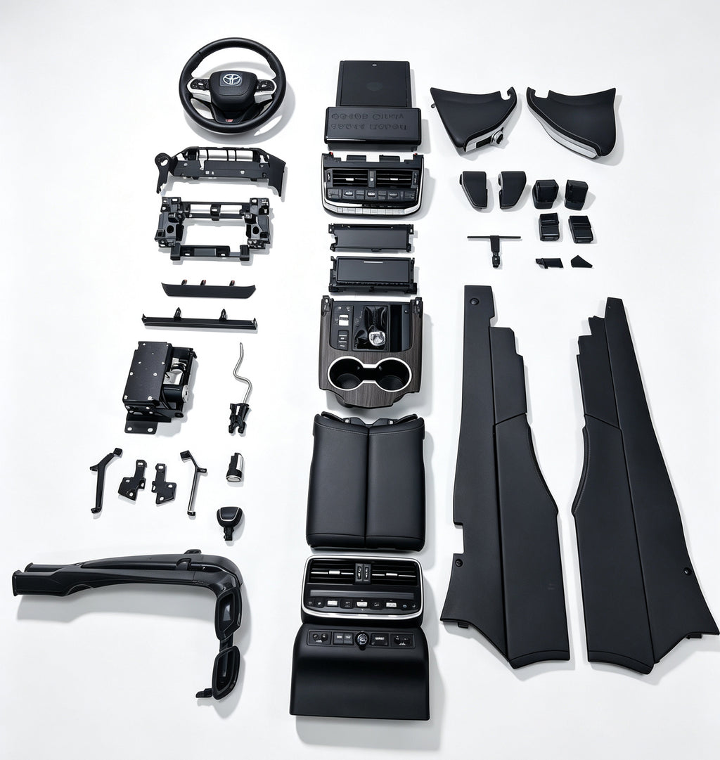 2008-2020 LC200 change LC300 interior Simple type Black