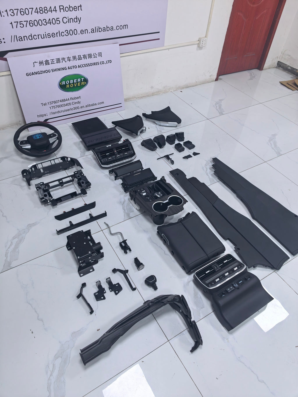 2008-2020 LC200 change LC300 interior Simple type Black