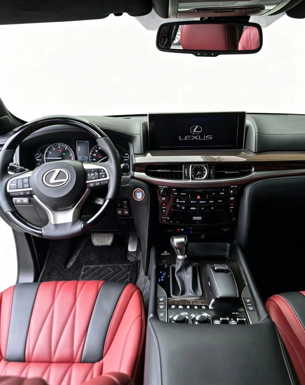 2008-2015 Upgrade 2021 LX570 Interior Kit Red