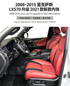 2008-2015 Upgrade 2021 LX570 Interior Kit Red