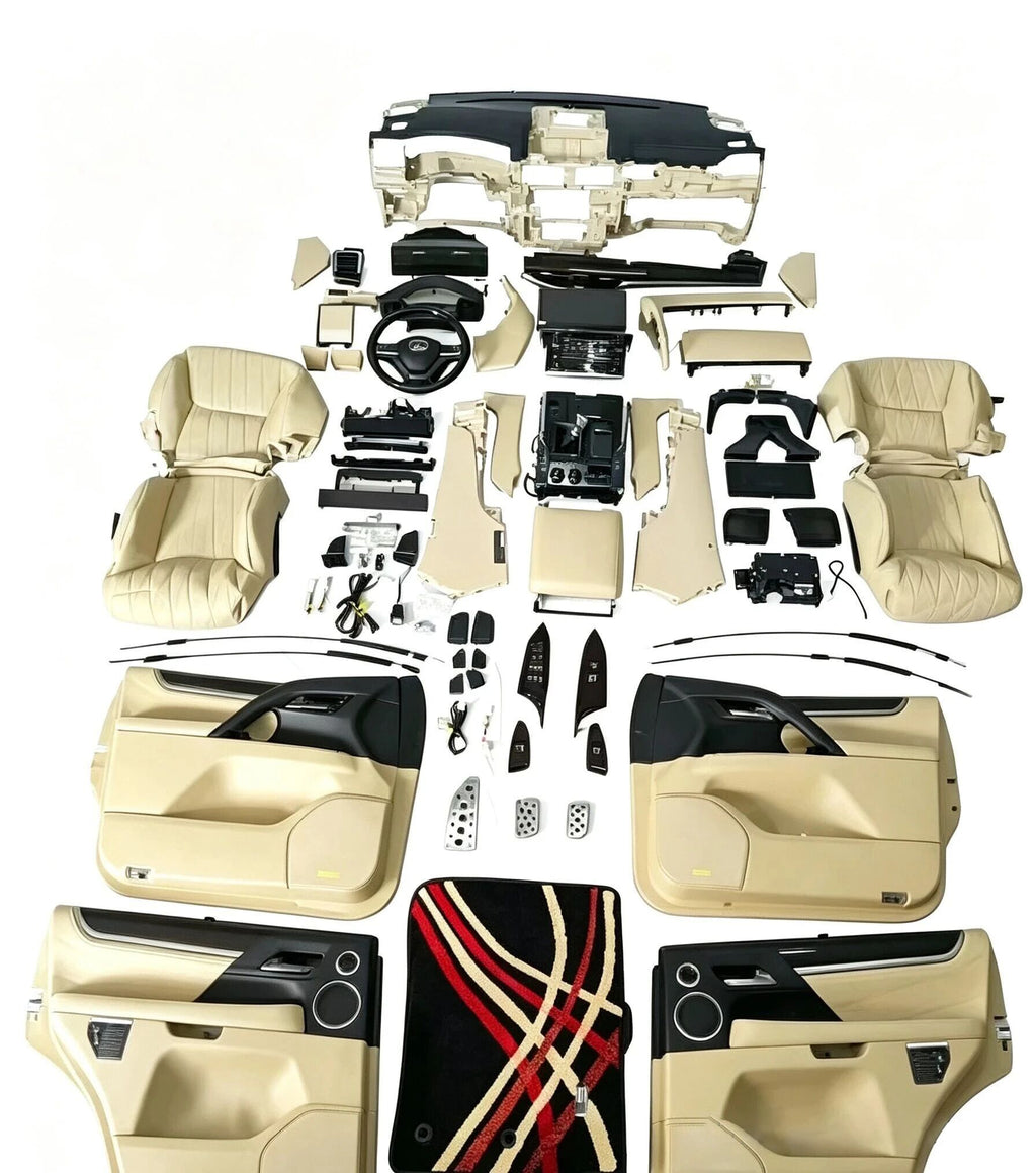 2008-2015 Upgrade 2021 LX570 Interior Kit Beige